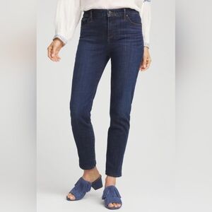 Chico's Dark Blue Ankle Jeans